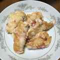 nunuko38's cooksnap of when they made おつまみやお弁当に☆ささみ梅チーズ巻.