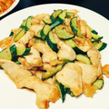 あゆみ1234's cooksnap of when they made きゅうりと鶏肉の梅炒め.