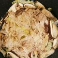 三つ葉41's cooksnap of when they made フライパンで豚コマと白菜蒸し焼き.