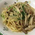 silucky's cooksnap of when they made ツナ、水菜、しめじのパスタ.