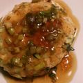 桜月❀咲良mommy's cooksnap of when they made 枝豆ときのこの豆腐ハンバーグ.