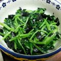 豆乳pudding's cooksnap of when they made しっとり海苔の小松菜ナムル.