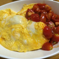 Liglet's cooksnap of when they made トマトソースのふわとろオムライス.