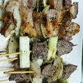307号室's cooksnap of when they made グリルで簡単！豚バラ肉のにんにく塩串焼き.