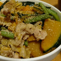 うぅこちゃん's cooksnap of when they made かぼちゃといんげんと豚肉のごま炒め煮.