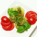 床トン's cooksnap of when they made ✿美々流✿くるくるお花の巻き方☆彡.