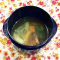 なつき☆ミ's cooksnap of when they made 炒めなめこと☆ベーコンのとろみスープ.