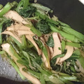 うね子ちゃん's cooksnap of when they made 小松菜とエリンギの麺つゆ、かつお節炒め.