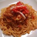 あっちまー's cooksnap of when they made ✿チキンのトマトクリームパスタ✿.