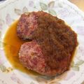 ゆりYO船長's cooksnap of when they made ふっくらジューシー◇和風ハンバーグ.