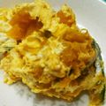 ぷにぷに～mama's cooksnap of when they made カボチャのマヨカッテージあえ.