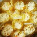 Rrrrisa's cooksnap of when they made ヘルシー♡豆腐でかさまし鶏の肉団子スープ.