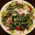 hiroNEMOTO's cooksnap of when they made わけぎとレタスとハムのマヨポンサラダ.