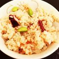 maika♩'s cooksnap of when they made ＊タコ飯＊.