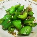 みぽぴぽ's cooksnap of when they made 万願寺唐辛子(しし唐)とジャコの炒め煮.