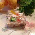 さやポニョ's cooksnap of when they made かにかまとオクラの寒天寄せ.