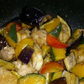 shwa's cooksnap of when they made 鶏肉と夏野菜の甘酢炒め.