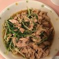 a共働き☆'s cooksnap of when they made 水菜と豚バラ肉のあっさり焼肉☆.