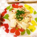 ccccccc7's cooksnap of when they made 白菜&油揚げ&鶏肉&にんじんの煮物.