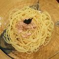 さと＠まっちゃん's cooksnap of when they made 梅とツナの冷製パスタ.