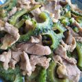 ミセストモ's cooksnap of when they made ゴーヤと豚コマの味噌いため.