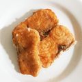 bamboo7's cooksnap of when they made お弁当☆残った刺身と焼肉タレで簡単竜田揚.