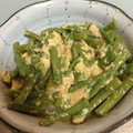 たまゆず's cooksnap of when they made 夏野菜♪ささげと油揚げの卵とじ.