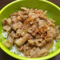 Vちぇりー's cooksnap of when they made つゆだく豚丼( ´Д｀)ﾉ.