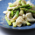 Hoink's cooksnap of when they made いかとアスパラのマヨ＆粒マスタード炒め♡.