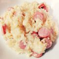 ハルヒナmama's cooksnap of when they made 簡単✩°｡⋆ウィンナーチーズリゾット.