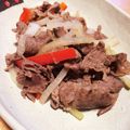 まるりゅう's cooksnap of when they made 超簡単☆牛こまのレモン風味炒め.