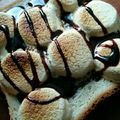 rokaroka's cooksnap of when they made 簡単マシュマロトースト.
