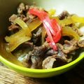 gonchan548's cooksnap of when they made 我が家の牛丼 ♪.