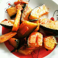 Jyohana's cooksnap of when they made 新定番☆かぼちゃ炒めたの☆お弁当にも♪.