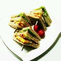 ぽんこ♡'s cooksnap of when they made ベーコンエッグホットサンド.