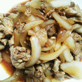 Jyohana's cooksnap of when they made 豚こまと玉ねぎの麺つゆ炒め.