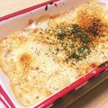 新米主婦ちゃん☆'s cooksnap of when they made ハムとほうれん草のマカロニグラタン.