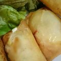 なでしこ322's cooksnap of when they made カニカマとクリームチーズの揚げワンタン.