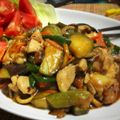 櫻花（さくら）'s cooksnap of when they made なめこでトロトロ　鶏もも肉となすの炒め物.