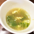 Aカエルくん's cooksnap of when they made レタスと卵の中華スープ.