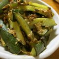 低カロ探検隊's cooksnap of when they made 簡単 きゅうりとツナ炒め.
