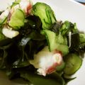 低カロ探検隊's cooksnap of when they made 決定版！タコときゅうりとわかめの酢の物.