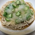クックI6NLMD☆'s cooksnap of when they made 冷やしオクラおろしそば.