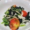 クックP3Z5B5☆'s cooksnap of when they made モロヘイヤとトマトのサラダ.