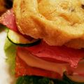 迷探偵みぃこ's cooksnap of when they made がんもバーガー（糖質オフ）.