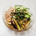 弥朱香's cooksnap of when they made さっぱり茄子とツナの冷やしうどん.
