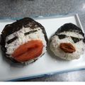 卯月のうさぎ２０１４'s cooksnap of when they made ☆☆☆おにぎり弁当☆おくちがチュ～♡♪.