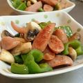 ともみろ's cooksnap of when they made パパッと出来る♪ピーマンのソーセージ炒め.