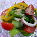 ＴＯＭＯＷＡＴ's cooksnap of when they made 中華風　イカと青菜とピーマンの和えもの.
