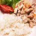 ゆみみみみみみ7's cooksnap of when they made 炊飯器でカオマンガイ（チキンライス）.